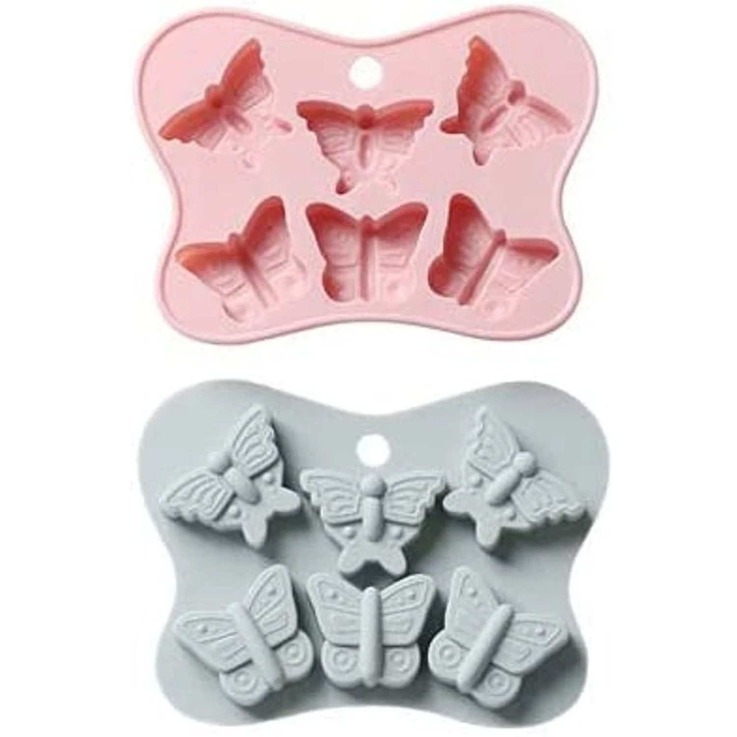AIMEET 2-Pack Butterfly Silicone Molds - For Chocolate, Candy, Ice Cubes, Soap Baking - View #7