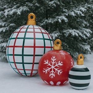 Outdoor Inflatable Christmas Baubles 3pc Set