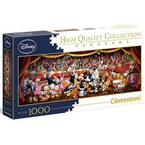 Disney Orchestra 1000 Piece Panorama Jigsaw Puzzle With Poster