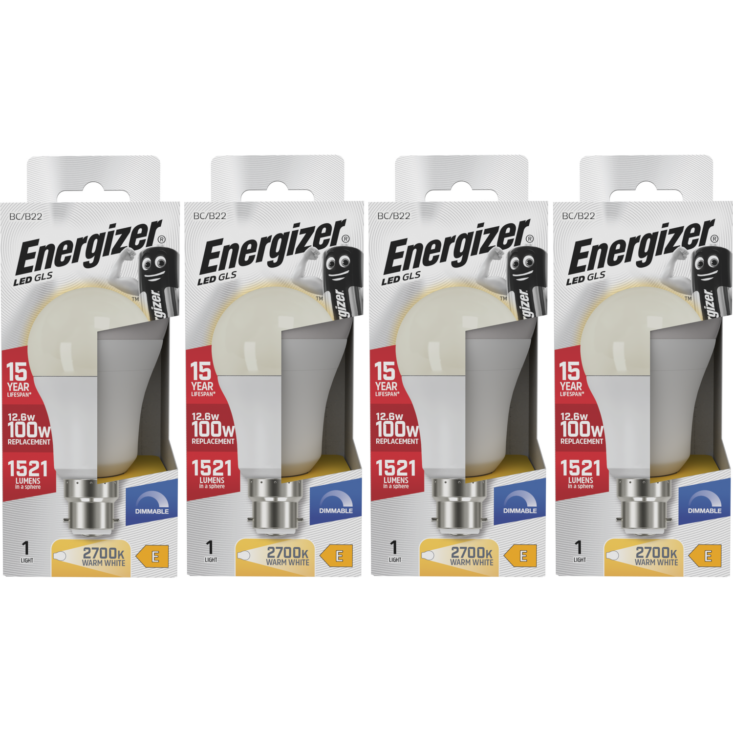 Image of Energizer LED GLS B22 1521lm 2700K&hellip;