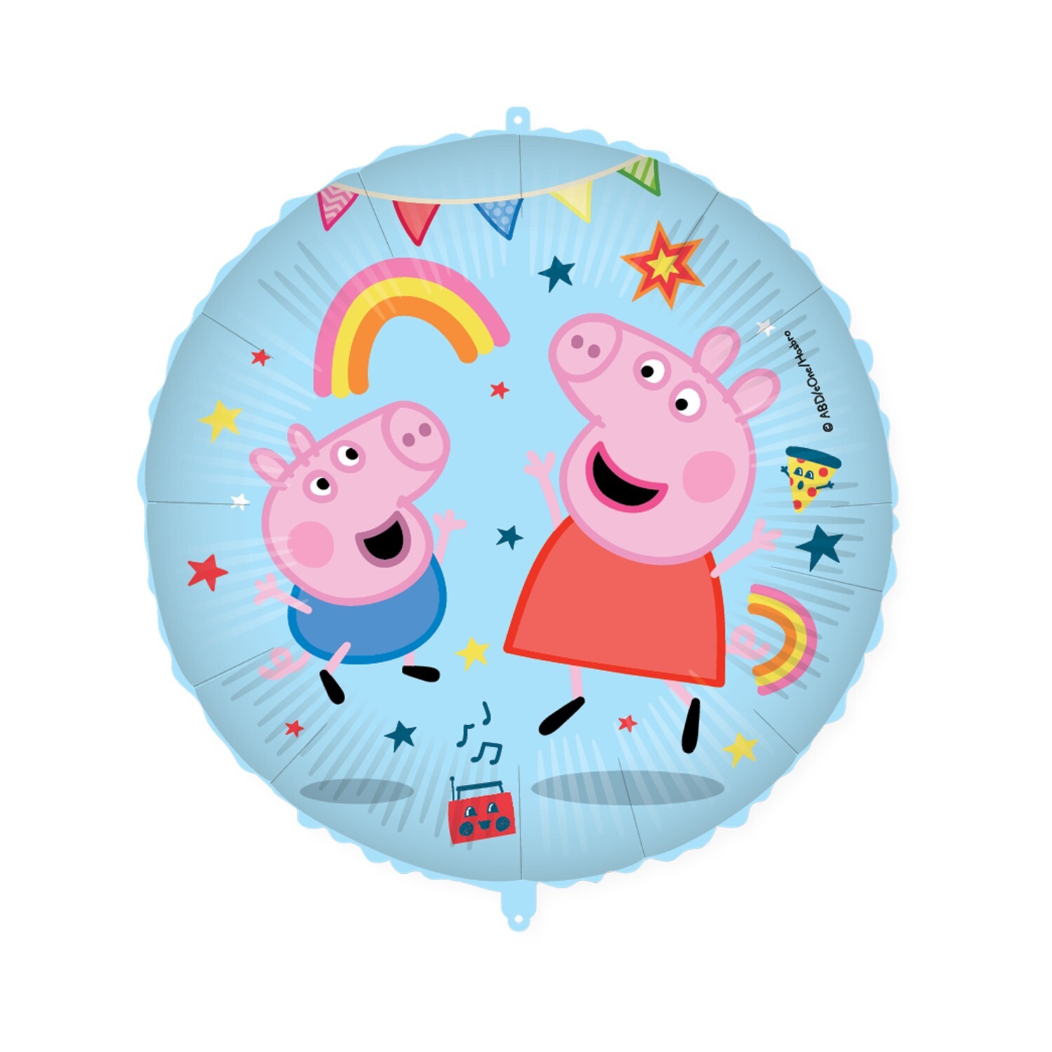 Peppa Pig Inflatable Foil Balloon - Blue