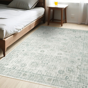 Washable Floor Rug Non Slip Living Room Hallway Carpet