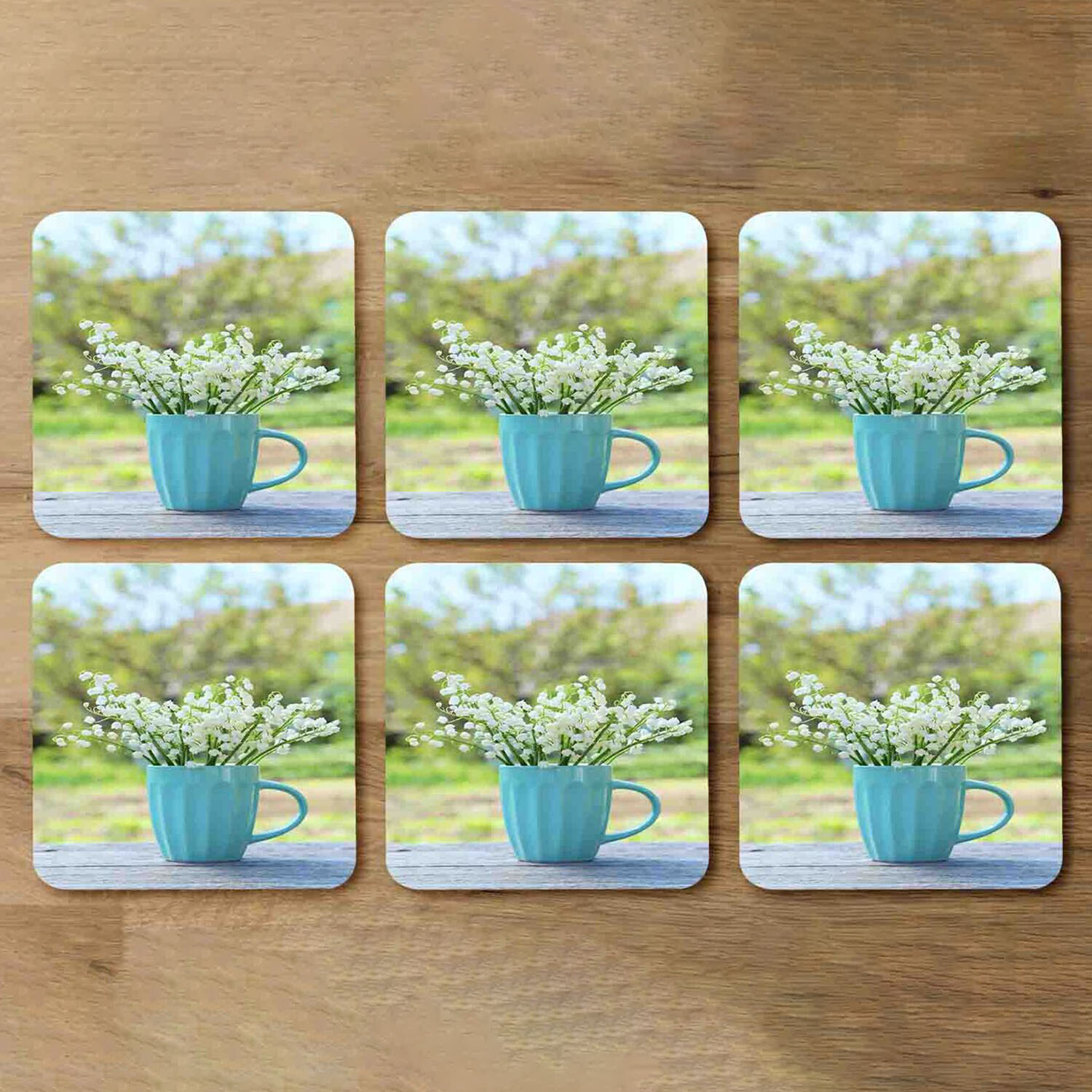 Image of Lily Of The Valley Coaster Set&hellip;