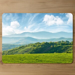 panorama of beautiful countryside of romania Designer Placemat Set