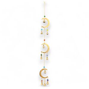 Indian Chimes Moon Drop 10 Bells Gold