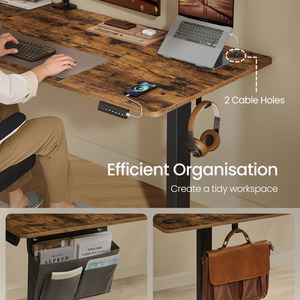 Electric Standing Desk, Height Adjustable Desk, 180 x 80 cm