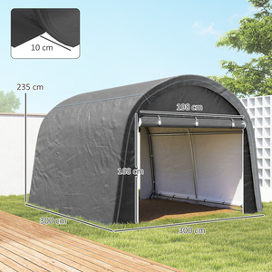 Outsunny 3 x 3(m) Garden Storage Tent with Galvanised Steel Frame