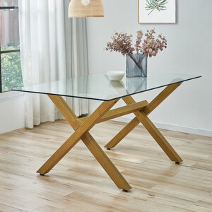 Hudson Glass Dining Table