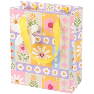 Floral Patchwork Print Gift Bag
