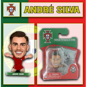 SoccerStarz Portugal Andre Silva - Home Kit 5cm Figure