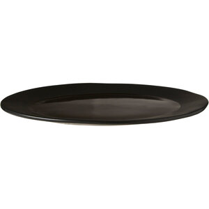 Hygge Black Stoneware Pizza Plate