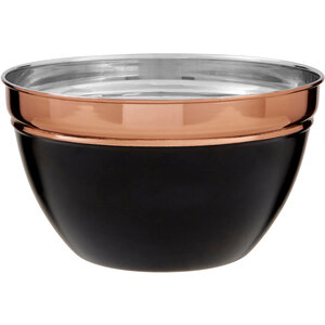 Prescott Small Black and Copper Mixing Bowl