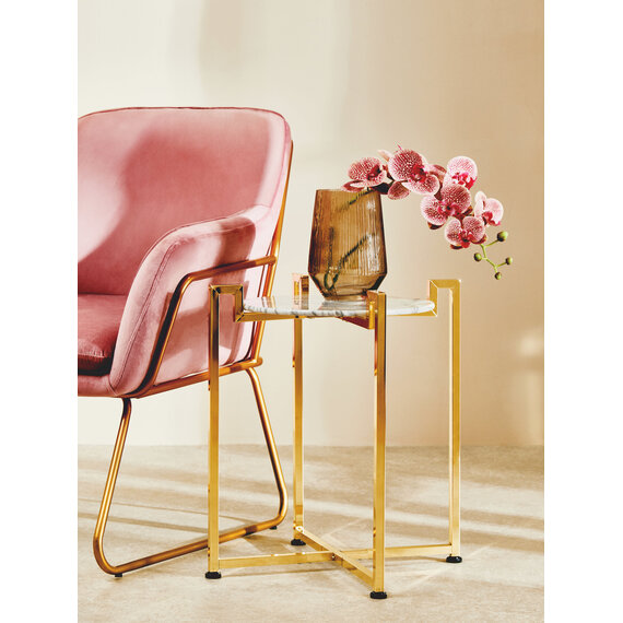Fiori Tall Pink Orchid Spray Flower Stem
