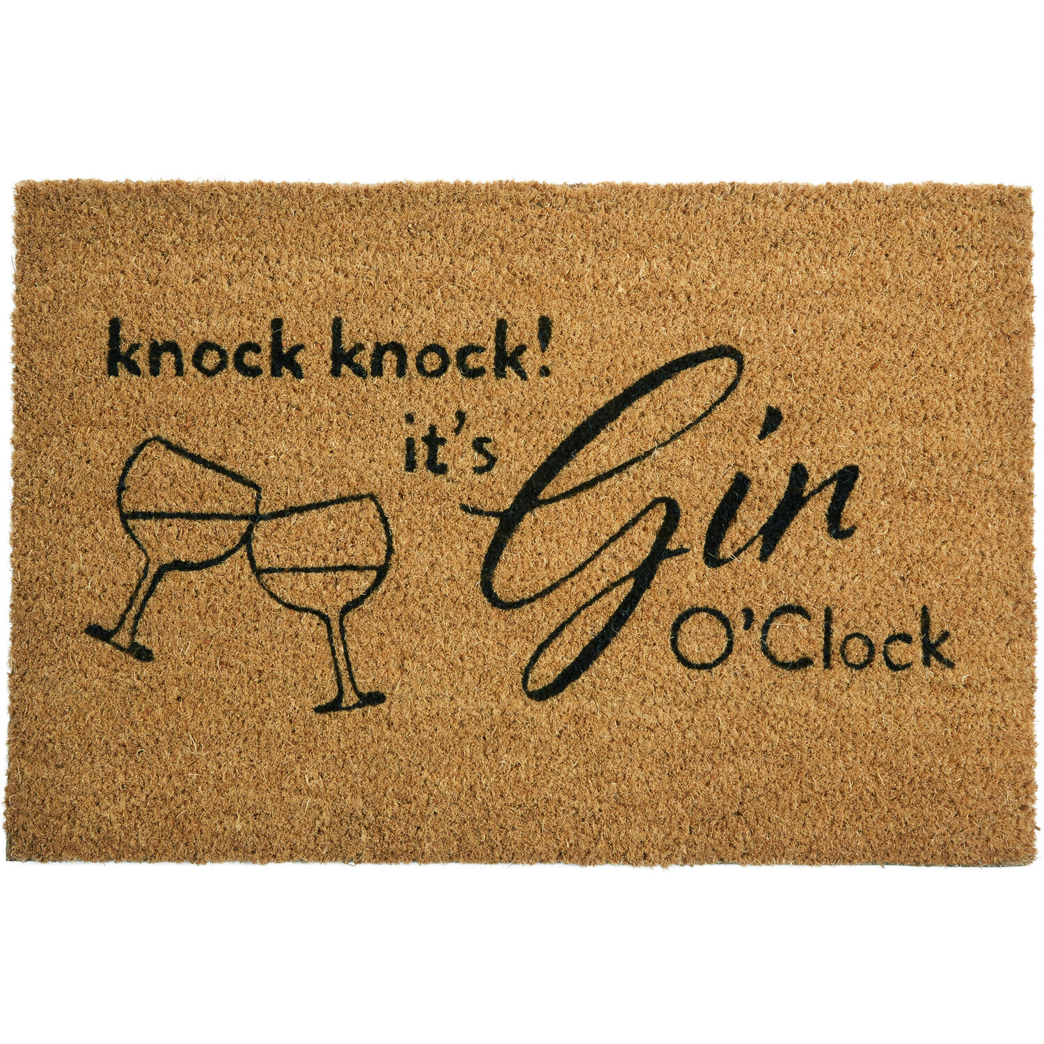 Filta Gin O Clock Doormat - Brown