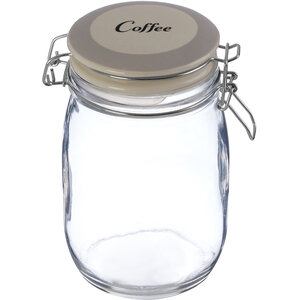 Diego Coffee Glass Storage Jar 1000ml
