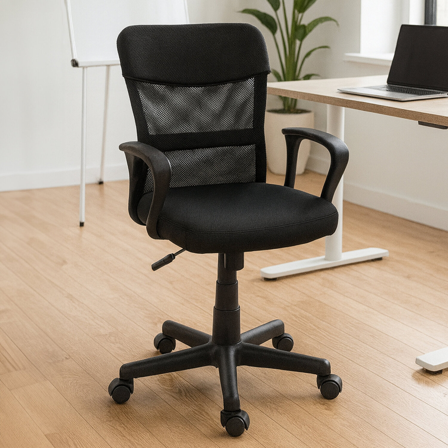 Stratford Black And Dark Grey Home Office Chair - Grey