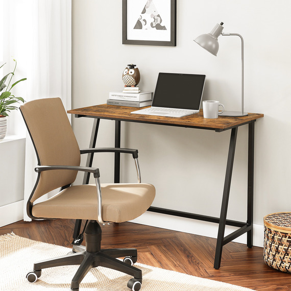 VASAGLE Computer Desk,Office Desk with Steel Frame