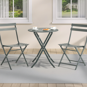 3pcs Outdoor Foldable Bistro Set
