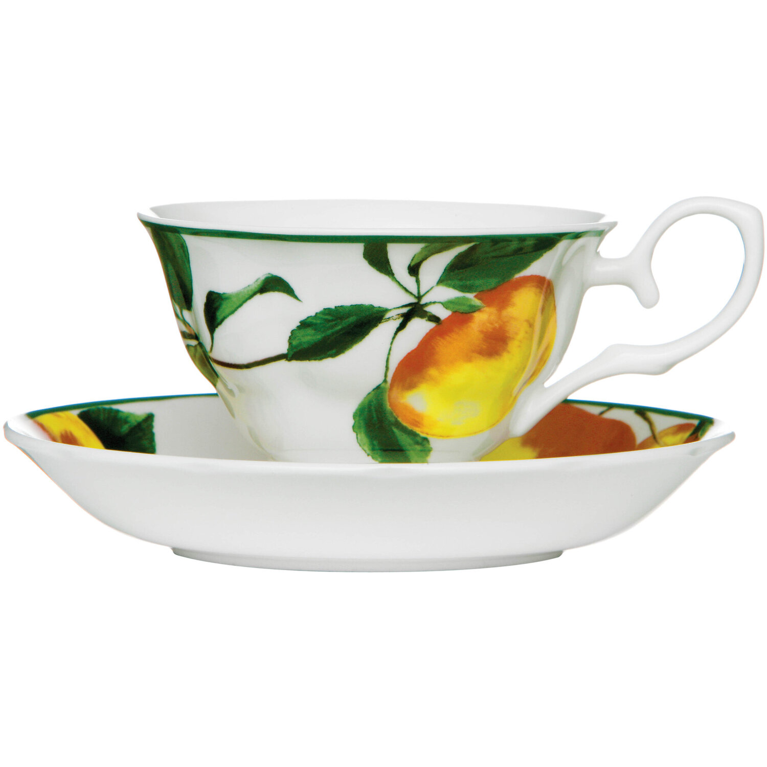 Apple Orchard Cup And Saucer - Assorted