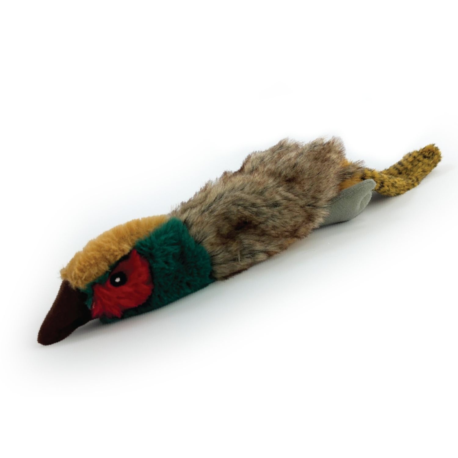 HugglePets Legacy Unstuffed Pheasant (Paul) Dog Toy - Multi