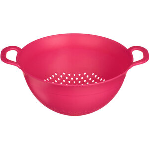 Elon Hot Pink Small Plastic Colander With Handles