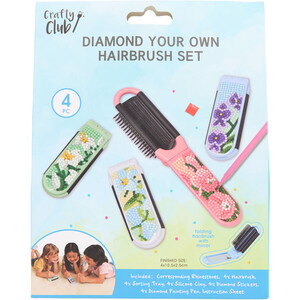 Diamond Your Own Hairbrush Set