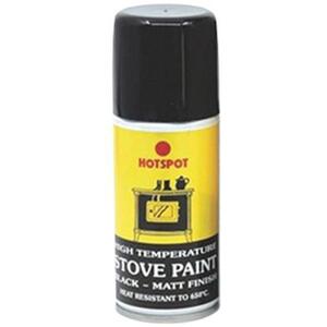 Hotspot Spray Stove Paint Matt Black 450ml