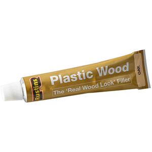 Rustins Plastic Wood Tube Oak 20G