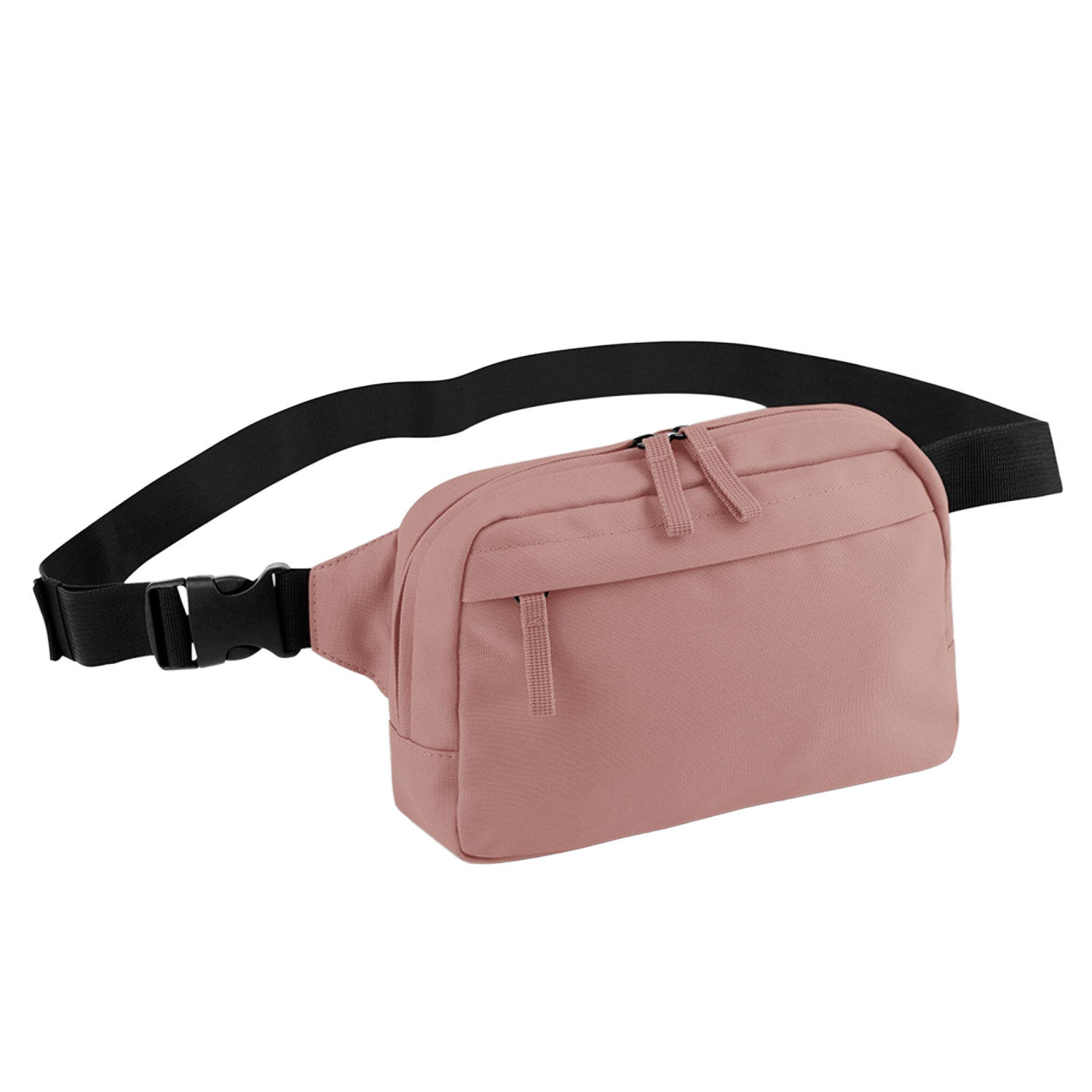 Bagbase (One Size, Rose) Premium Recycled Crossbody Bag - Image 2