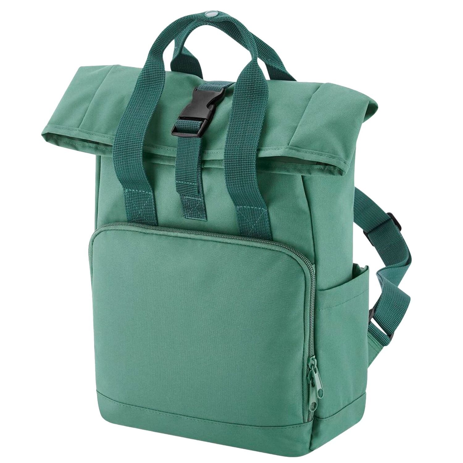 Bagbase Mini Recycled Twin Handle Backpack - Sage Green