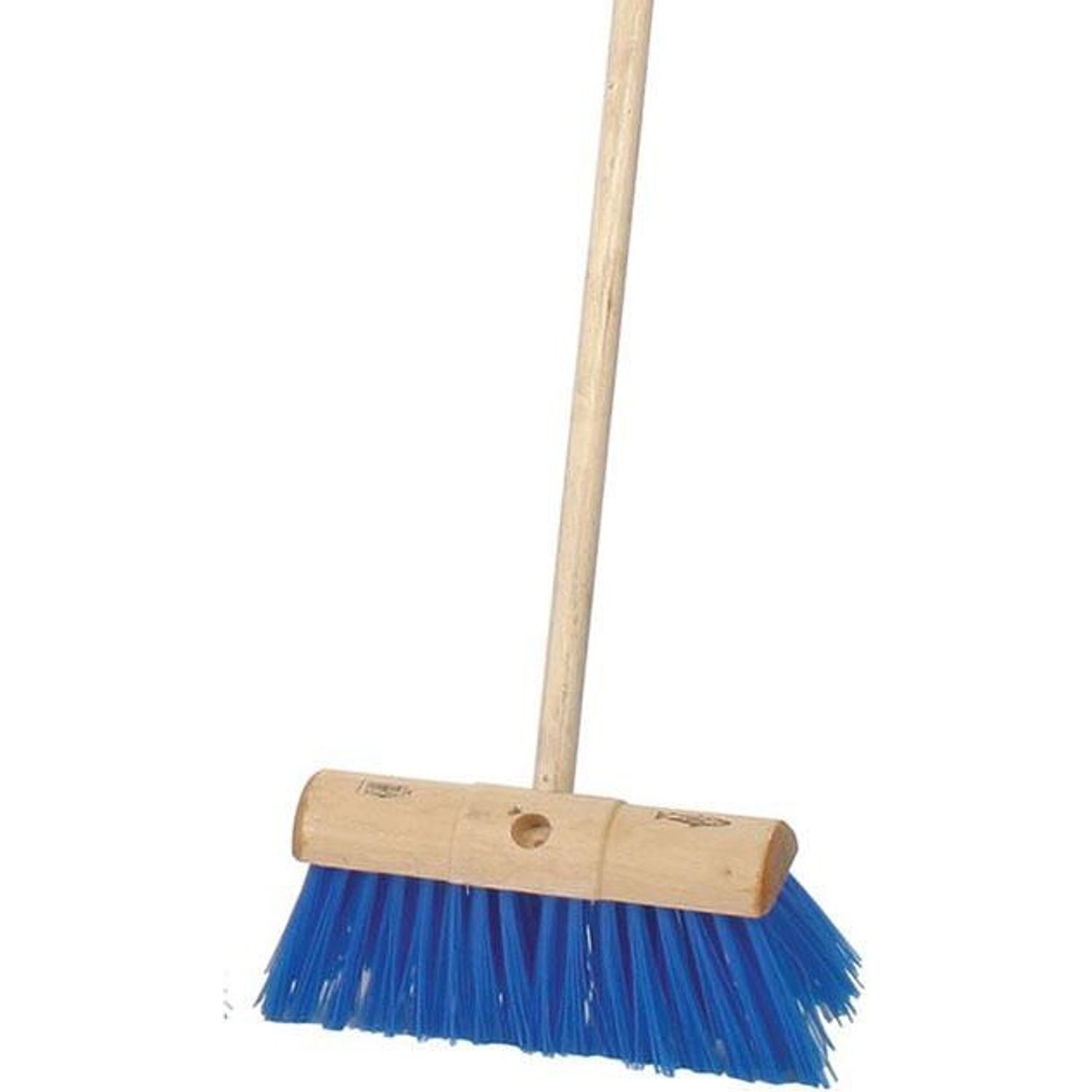 Image of Assembled 13'' Blue Polypropylene Yard Scavenger&hellip;