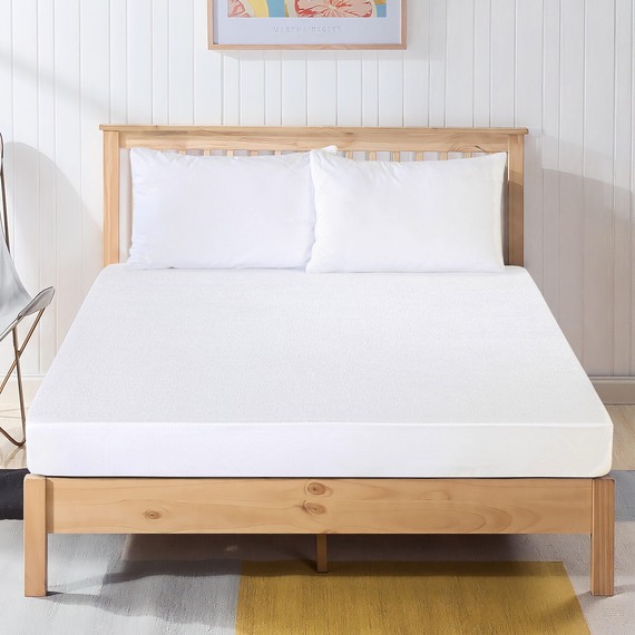 Terry Towelling Waterproof Mattress Protector Topper Deep Fitted 30cm