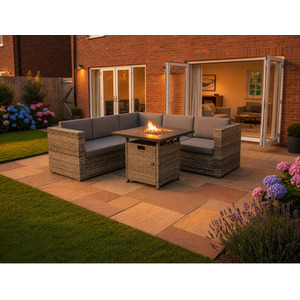 Ascot Fire Pit Garden Set