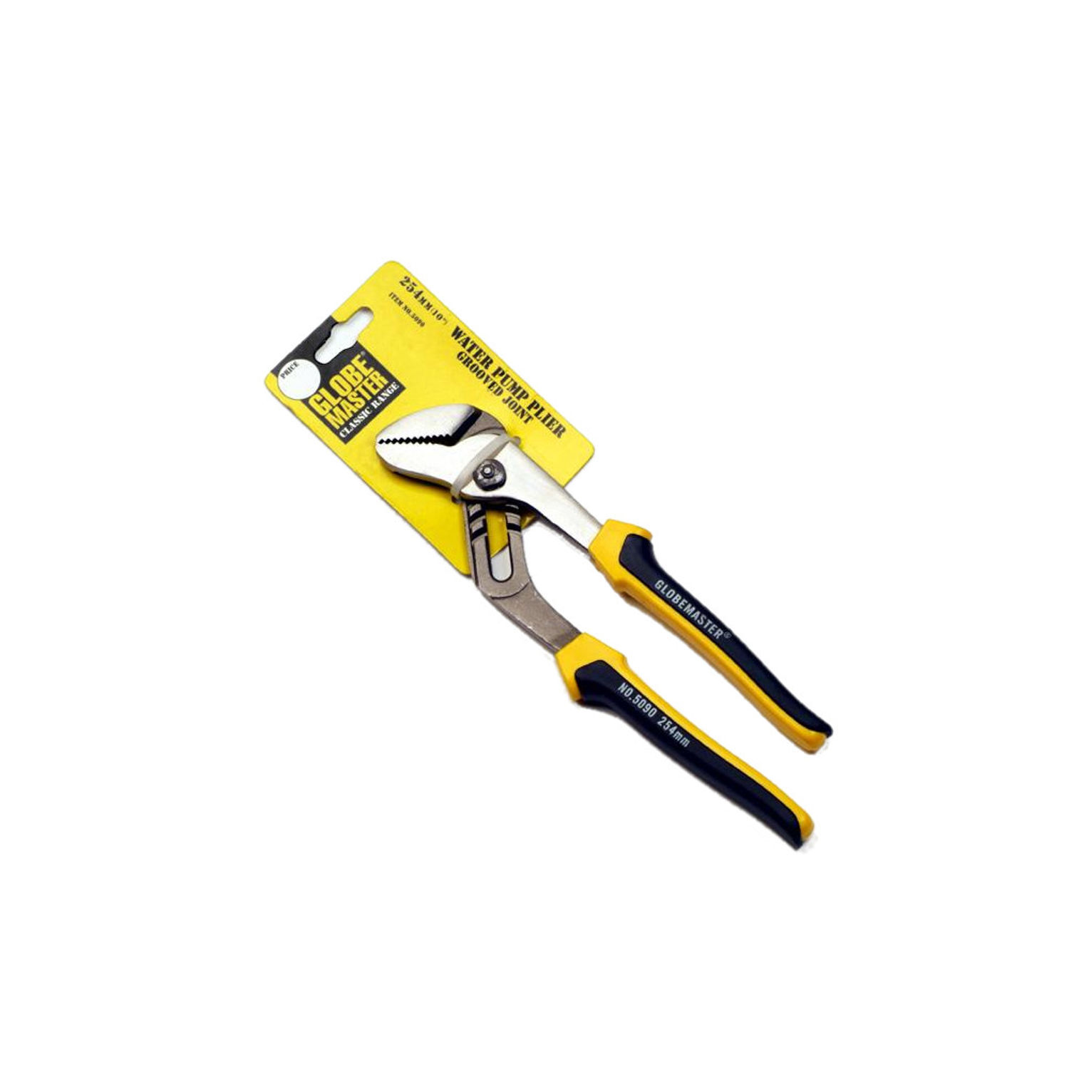Globemaster Worldwide Grooved Joint Waterpump Plier - Yellow/Black