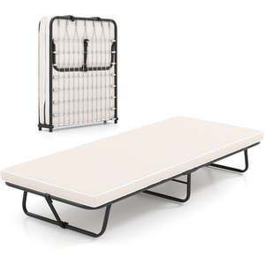 Foldable Portable Guest Bed With Mattress