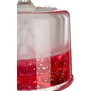 Floating Acrylic Hearts Toilet Brush Holder
