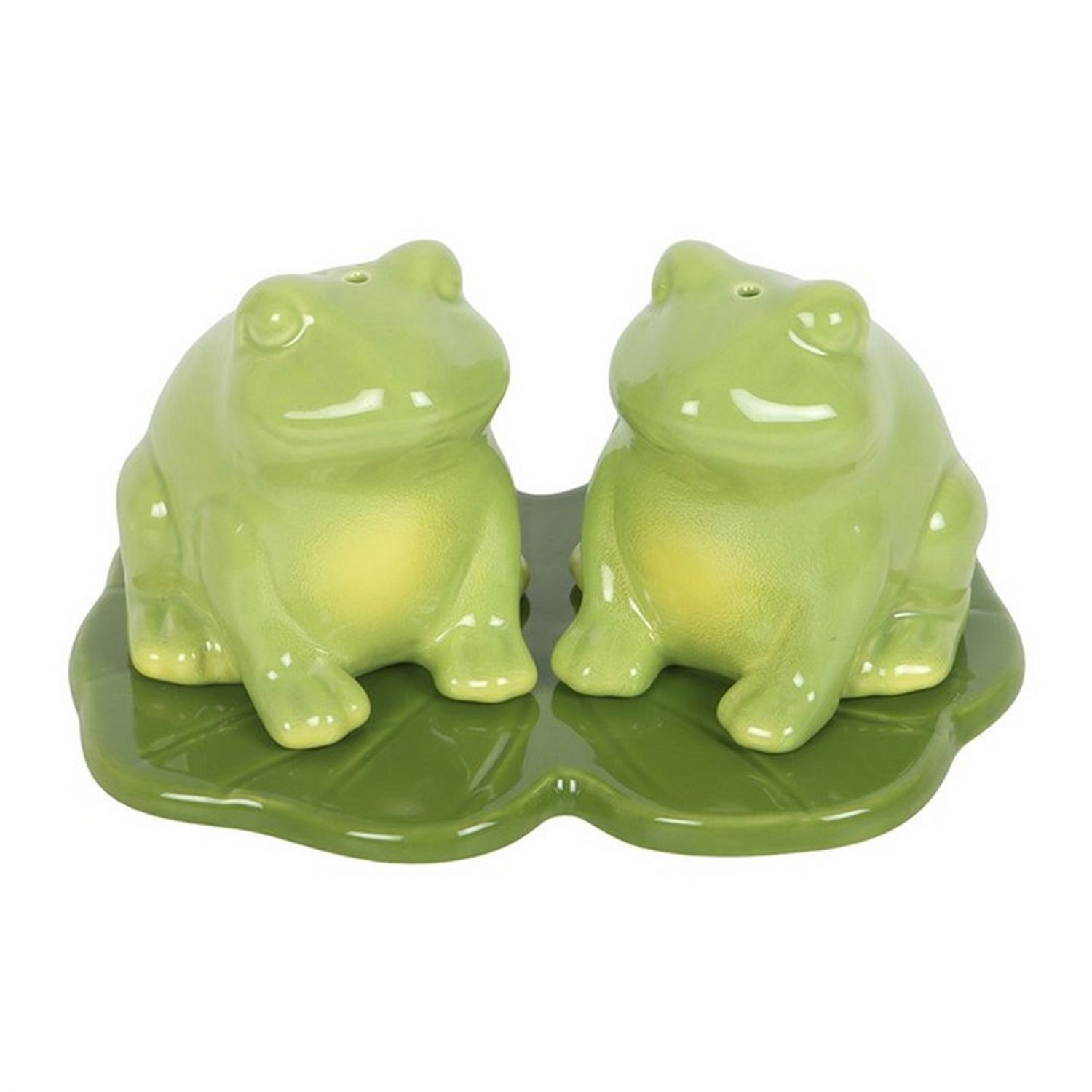 Something Different Luna Frog Salt And Pepper Shakers - Green