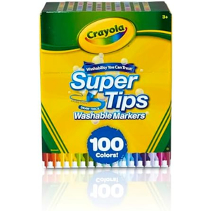 Crayola Super Tips Washable Markers 100 Count