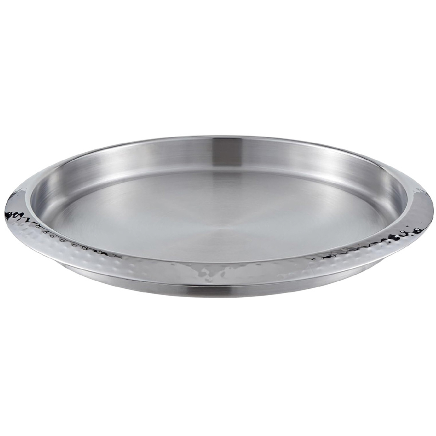 Image of Buckingham Stainless Steel Round Serving Tray&hellip;