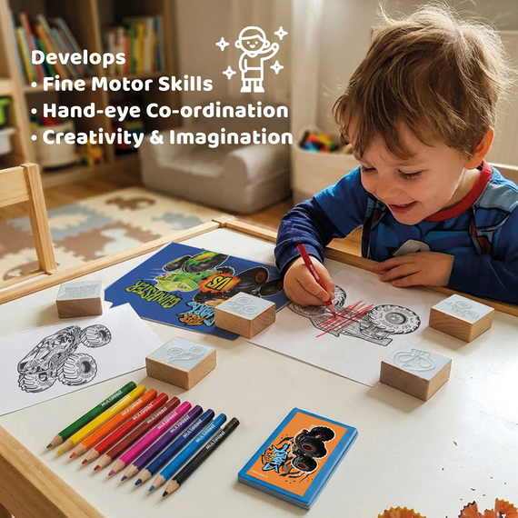 Hot Wheels Travel Set by Multiprint  Kids Activity & Craft Set