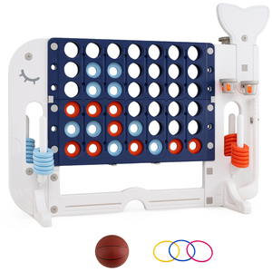 Jumbo Connect Four Game with Ring toss
