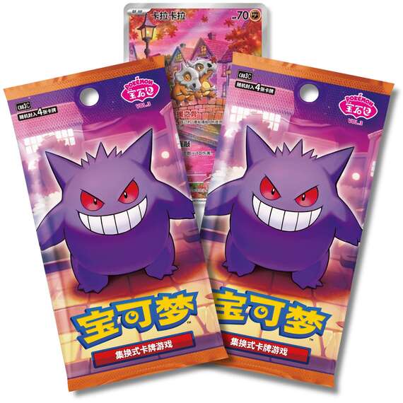Pack of 2 Gem Vol 3 Chinese Pokemon Cards Chinese Booster Bundle