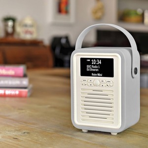 Grey Retro Mini DAB Radio  shot 17083434