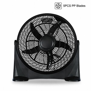 20 Inch Box Fan 90W 3 Speed Adjustable Tilt Portable
