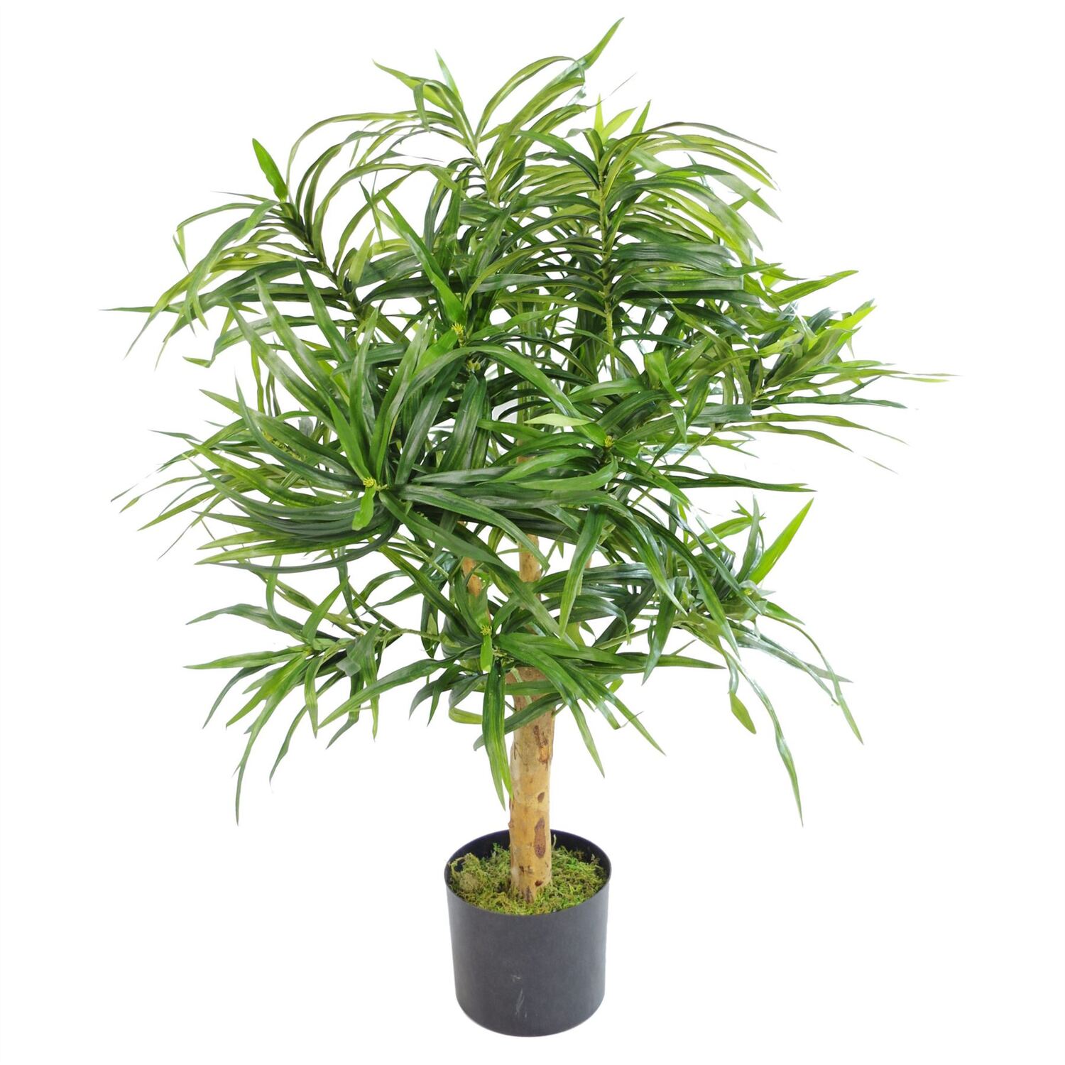 Leaf Artificial Ficus Dracaena Tree 100cm Green - Image 5