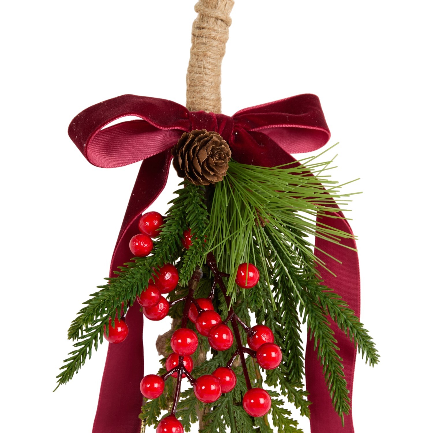 A Timeless Christmas Red Berry Floristry Hanging Bells