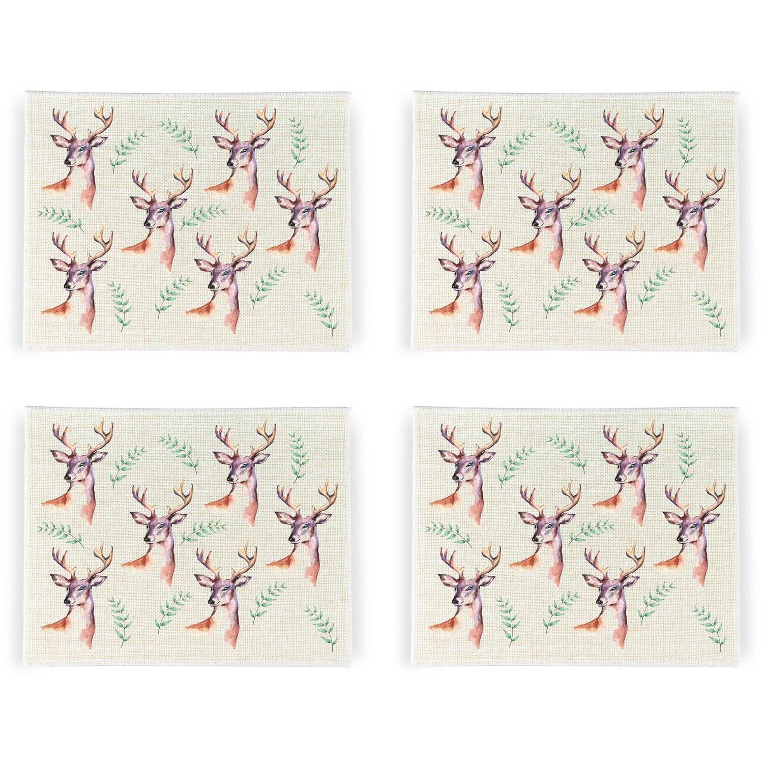 Image of Stags Countryside Linen Placemats - Set&hellip;