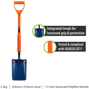 Pegdev Shocksafe Insulated Trenching Shovel 7
