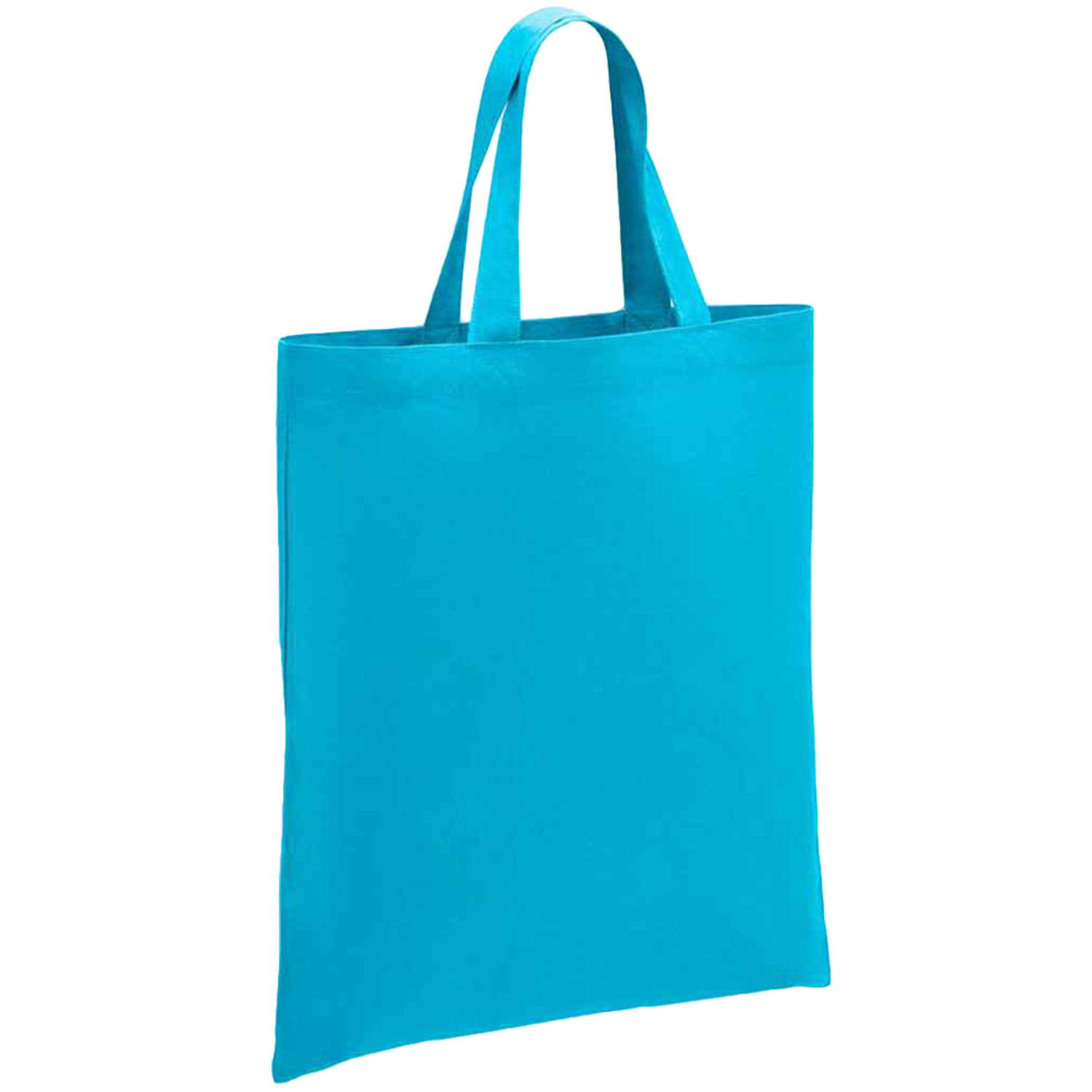 Brand Lab Cotton Short Handle Shopper Bag - Turquoise