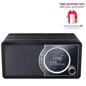 Sharp DR-450(BK) 6W DAB+ FM Bed Side Bluetooth Radio LED Display